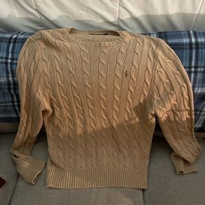 Medium Tan Polo Ralph Lauren Sweater